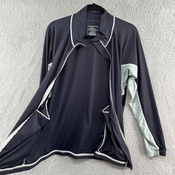 DuckSkinz UV + H2O Armor by SPZ Black Lightweight Zip-Front Jacket Men's XL - Picture 6 of 11